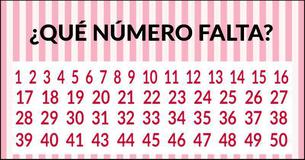 La mayoría de la gente no puede ver el número que falta a la primera