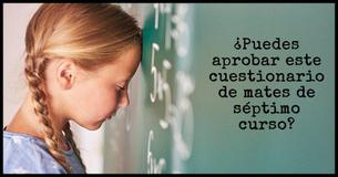 ¡Sólo 1 de cada 10 personas puede pasar este examen de matématicas de 7mo grado 