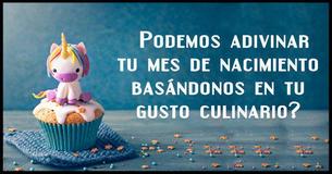 ¿Podemos adivinar tu mes de nacimiento basándonos en tu gusto culinario?