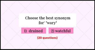Only People With A PhD Passed This Synonym Test