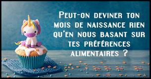 Peut-on deviner ton mois de naissance rien qu’en nous basant sur tes préférences alimentaires ?
