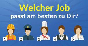Welcher Job passt am besten zu Dir?