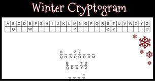 Winter Cryptogram - How Quickly Can You Work This Out?