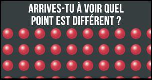 Seuls les génies potentiels arrivent à voir quelle forme est différente dans ce test de la vue  