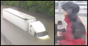 While Covering Hurricane Harvey In Texas, Reporter Brandi Smith Came To The Rescue Of A Stranded Truck Driver