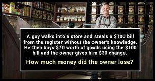 Can You Crack This Riddle? How Much Money Was Stolen?