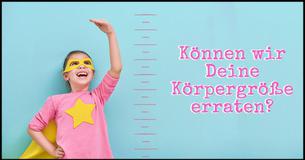 Können wir erraten, wie groß Du bist?