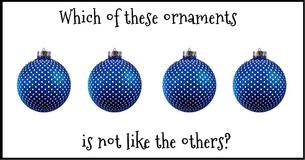 Can You Find The Odd Christmas Ornament? 4/15