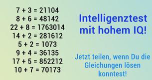 Wenn Du diese Gleichungen lösen kannst, hast Du den IQ eines Genies 