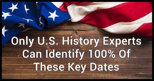 Only U.S. History Experts Can Identify 100% Of These Key Dates