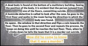 Murder Riddle #10: Can You Solve The Mystery?