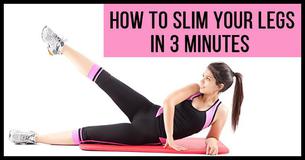 Slim Your Legs Before Sleep With This Quick 3 Minute Routine