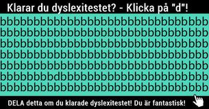 Klarar du detta dyslexitest?