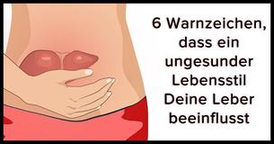6 Zeichen, dass ein ungesunder Lebensstil Deine Leber beeinflusst