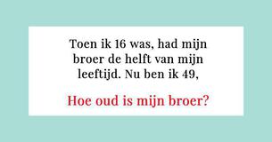 De vraag van de dag om je brein je testen