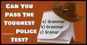 Almost No One Can Pass The TOUGHEST Grammar Police Test  Can You?