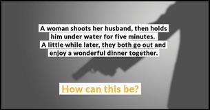 Murder Riddle #1: Can You Solve The Mystery?