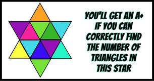 We Gave This Brainteaser To 100 People, But Only 50% Could Find The Number Of Triangles In This Star Image. Can You?