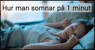 Hur man somnar på 1 minut