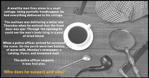 Murder Riddle #9: Can You Solve The Mystery?