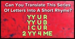 Only 3% Of Americans Can Solve This Rhyme Riddle. Can You?