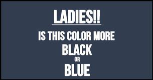 96% Of Women Cannot Pass This Tricky Color Test: Is It Blue Or Black?