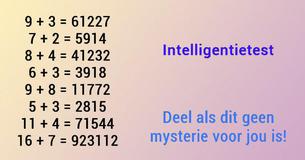 Als jij deze opsommingen begrijpt, dan ben jij een borderline GENIE 