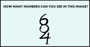 How Many Numbers Can You See In This Image?