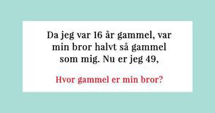 Dagens spørgsmål til at teste din hjernekapacitet