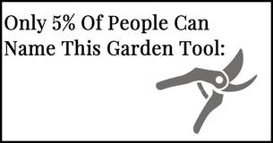 Only 5% Of Women Can Name These Garden Tools