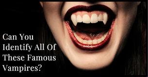 Can You Identify All 17 Of These Famous Vampires?