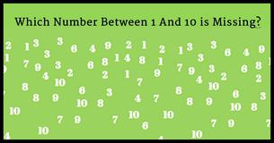If You Can Count To 10 You SHOULD Be Able To Score 100% On These Missing Number Puzzles