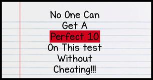 No One Can Score A Perfect 10 On This Test Without Cheating
