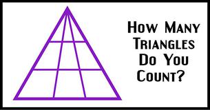 Nobody Can Correctly Count ALL Of The Triangles In This Picture  Can You?