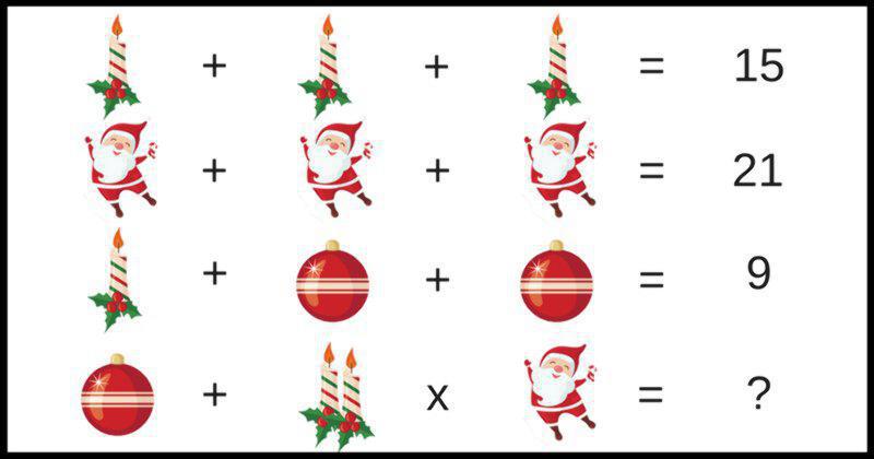 Santa's Math Challenge Series. Can You Figure This Out In Under 10 ...