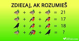 Tento matematický hlavolam dokážu vyriešiť iba ľudia, ktorí rozmýšľajú nekonvenčne