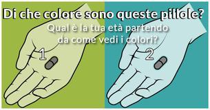 Qual è la tua età partendo da come vedi i colori?