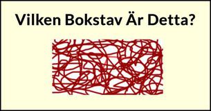 Bara om du har ett IQ högre än 85 kommer du att känna igen de här dolda bokstäverna