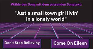 Kannst Du diese 21 Kultsongs der 80er an ihrer ersten Zeile erkennen?