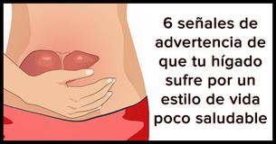 6 señales de que un estilo de vida no saludable está afectando a tu hígado