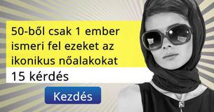 50-ből csak 1 ember ismeri fel ezeket az ikonikus nőalakokat