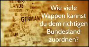 Wie viele Wappen kannst du dem richtigen Bundesland zuordnen?