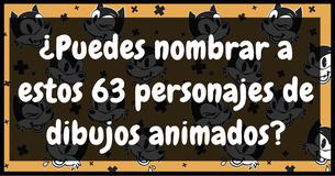 ¿Puedes nombrar a estos 63 personajes de dibujos animados?