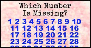 Which Number Is Missing?