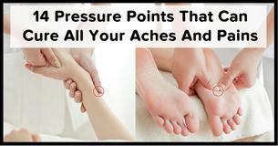 14 Pressure Points You Need To Know To Cure Your Aches And Pains