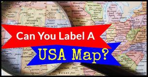 Can You Label A USA Map?