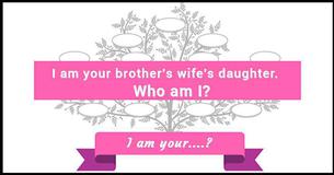 Family Tree Riddle 5: I Am Your .?
