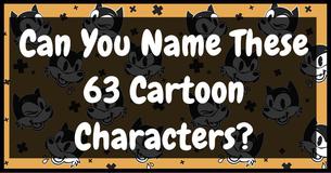 Can You Name These 63 Cartoon Characters?