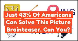Just 43% Of Americans Can Solve This Picture Brainteaser. Can You?