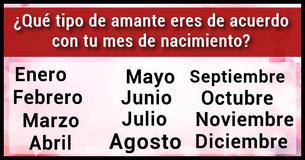 ¿Qué tipo de amante eres de acuerdo con tu mes de nacimiento?